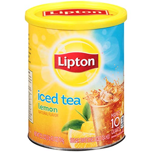 Lipton Iced Tea Mix With Lemon - 53 Oz. Container, 6 Containers