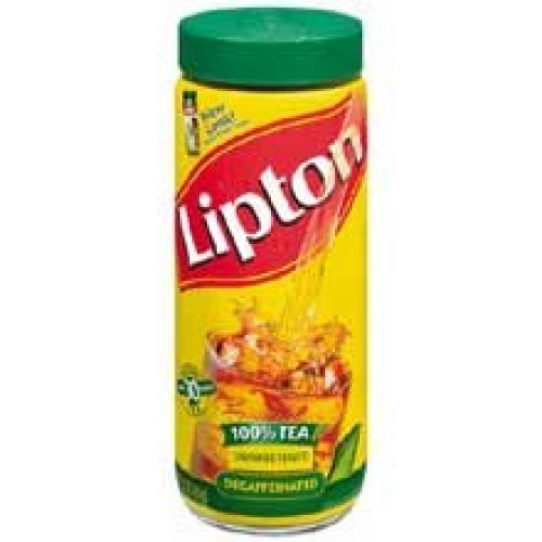 Lipton Instant Decaffeinated Unsweetened Iced Tea Mix - 3 oz. ja...