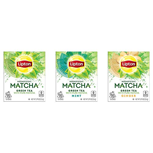 Lipton Magnificent Matcha Tea Bags For A Warm Beverage Green Tea