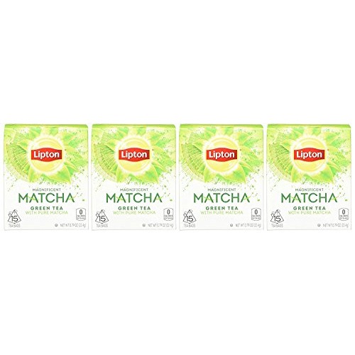 Lipton Magnificent Matcha Tea Bags For A Warm Beverage Green Tea