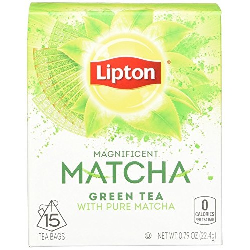Lipton Magnificent Matcha Tea Bags For A Warm Beverage Green Tea