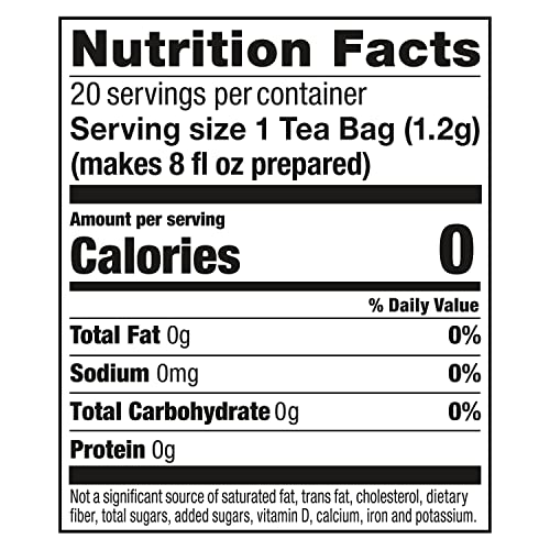 Lipton Peach Paradise Green Tea, 20 Count Pack of 6