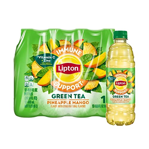 Lipton Pineapple Mango Iced Green Tea Plastic Bottle 16.9 fl oz ...
