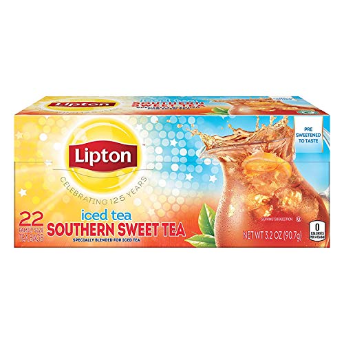 Lipton Southern Sweet Tea Iced Tea Drink Mix 22 Family Size Tea