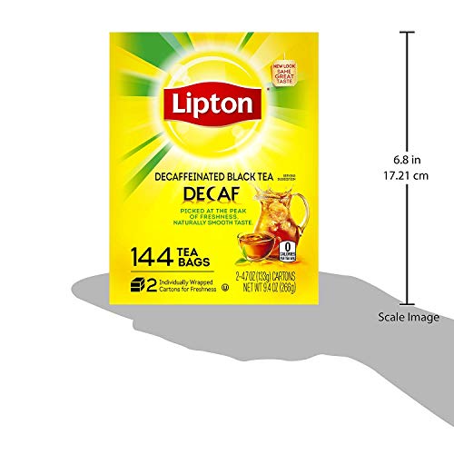 Lipton Tea Bags, Decaffeinated, 144 Ct.