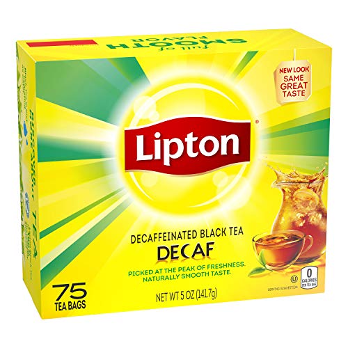 Lipton Tea Bags For A Delicious Beverage Decaffeinated Black Tea