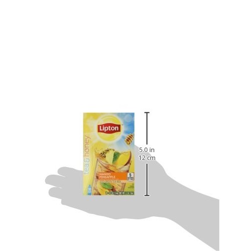 Lipton To Go Stix Iced Green Tea Mix, Tea And Honey, Mango Pinea