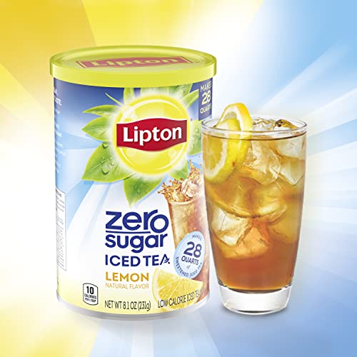 Lipton Zero Sugar For a Refreshing Cool Beverage Lemon Iced Tea ...