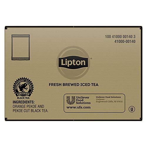 Lipton Black Unsweetened Iced Tea Bags Made With Tea Leaves Sour