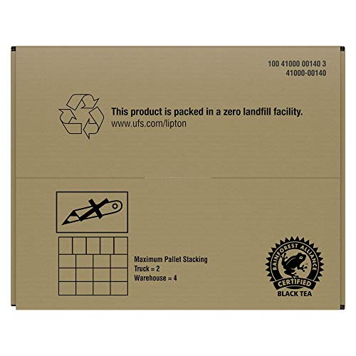 Lipton Black Unsweetened Iced Tea Bags Made With Tea Leaves Sour