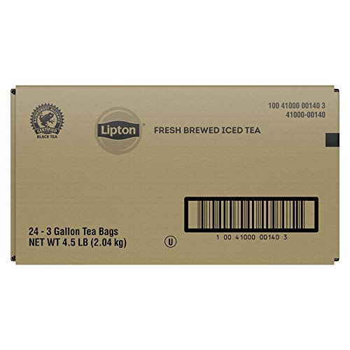 Lipton Black Unsweetened Iced Tea Bags Made With Tea Leaves Sour