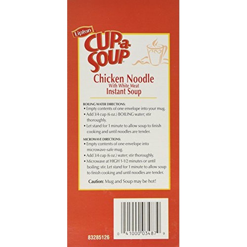 Lipton Cup-A-Soup, Chicken Noodle, 9.9 Ounce,22-Count