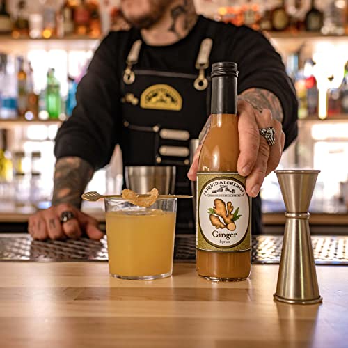 Liquid Alchemist Ginger Syrup for Cocktails - Real Ingredients M...