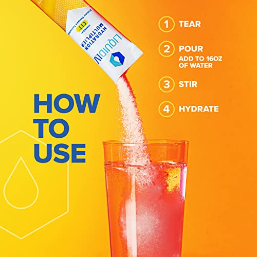 Liquid I.V. Hydration Multiplier + Immune Support, Easy Open Pac