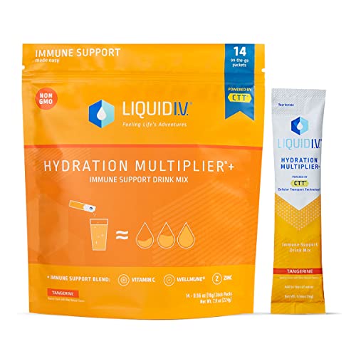 Liquid I.V. Hydration Multiplier + Immune Support, Easy Open Pac