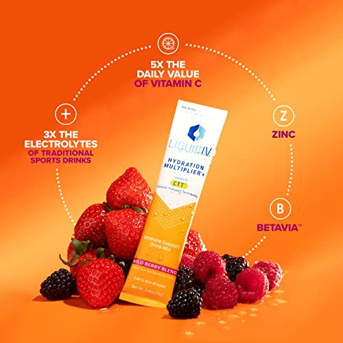 Liquid I.V. Hydration Multiplier + Immune Support - Wild Berry B