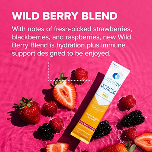 Liquid I.V. Hydration Multiplier + Immune Support - Wild Berry B
