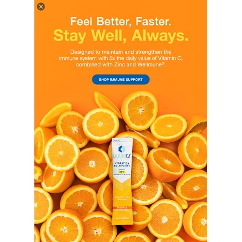 Liquid I.V. Hydration Multiplier Individual Stick Packs 4 Flavo