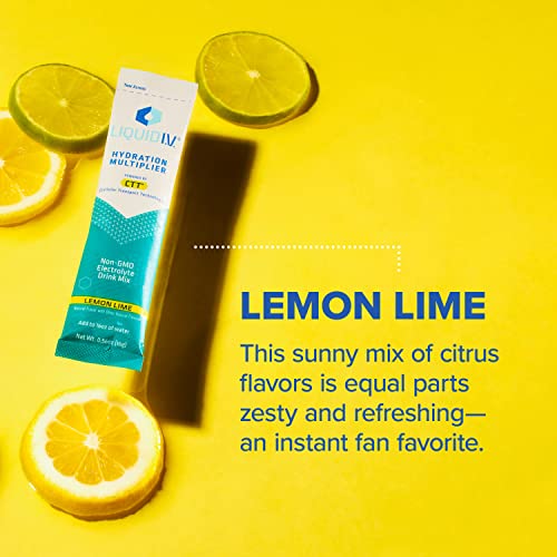 Liquid I.V. Hydration Multiplier - Lemon Lime - Hydration Powder