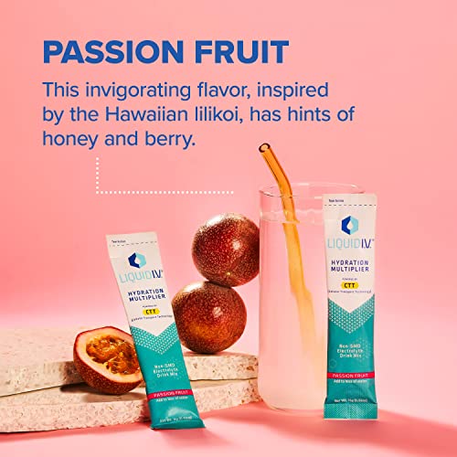 Liquid I.V. Hydration Multiplier - Passion Fruit - Hydration Pow...