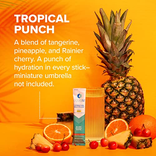 Liquid I.V. Hydration Multiplier - Tropical Punch - Hydration Po