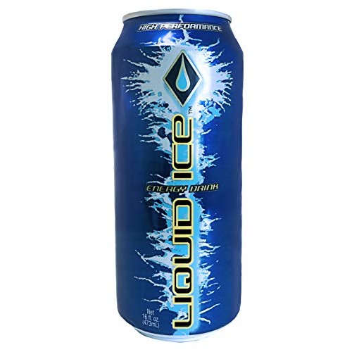 Liquid Ice Energy Drink - Arctic Berry 16 Fl Oz, 12 Count