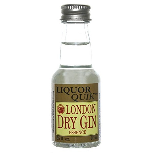 Liquor Quik Natural Gin Essence, 20 Ml London Dry Gin