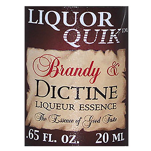 Liquor Quik Natural Brandy Essence, 20 Ml Brandy And Dictine Li