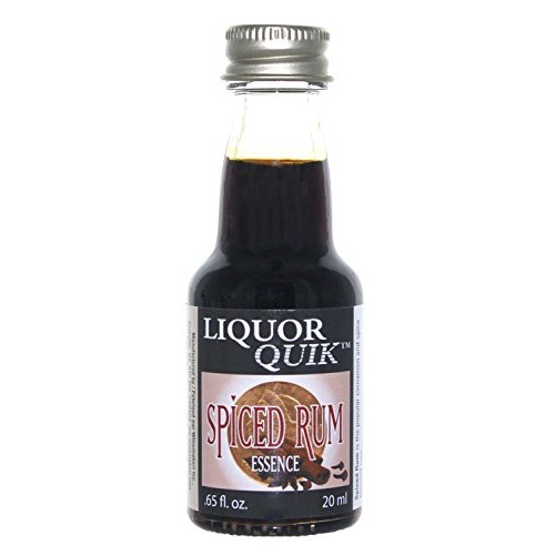 Liquor Quik Natural Rum Essence, 20 Ml Spiced Rum