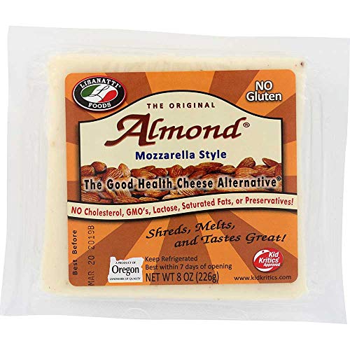 Lisanatti Almond Mozzarella Cheese, 8 Ounce -- 12 Per Case.