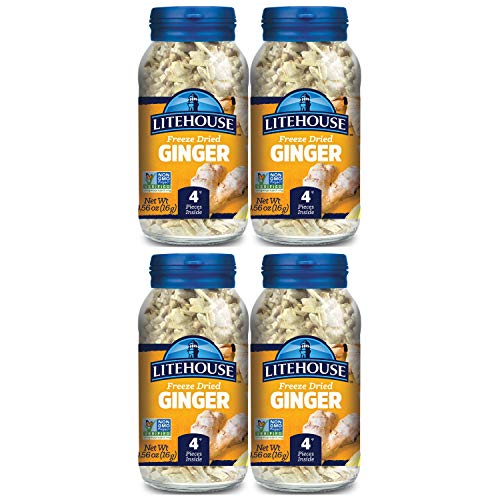 Litehouse Freeze Dried Ginger, 0.56 Ounce, 4-Pack