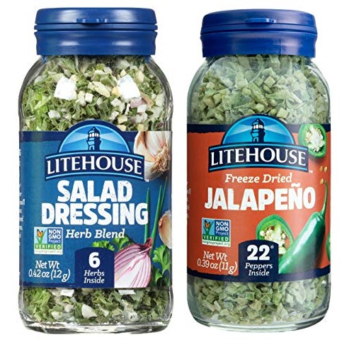 Litehouse Freeze-Dried Fiery Salad Bundle, Salad Dressing Blend