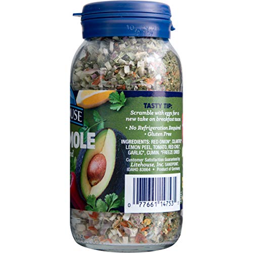 Litehouse Freeze-Dried Herbs Flavors Of Easy Guacamole, Guacamo