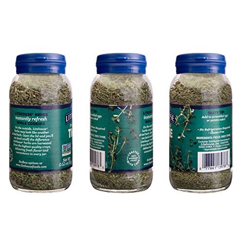 Litehouse Freeze-Dried Herbs Holiday Trio, Thyme, Sage, Poultry