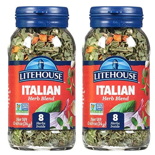 Litehouse Freeze Dried Italian Herb Blend, 0.49 Ounce, 2-Pack