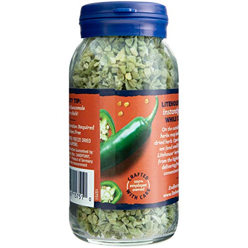 Litehouse Freeze Dried Jalapeno Herb, 0.39 Ounce, 6-Pack