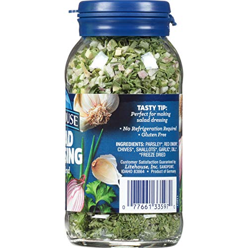 Litehouse Freeze Dried Salad Dressing Herb Blend, 0.42 Ounce, 2-