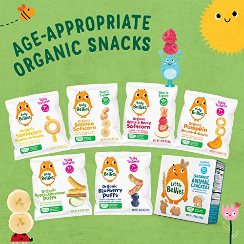 Little Bellies Organic Animal Crackers For 12+ Months, 4.58 Ounc Little Bellies Organic Animal Crackers For 12+ Months, 4.58 Ounc