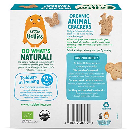 Little Bellies Organic Animal Crackers For 12+ Months, 4.58 Ounc Little Bellies Organic Animal Crackers For 12+ Months, 4.58 Ounc