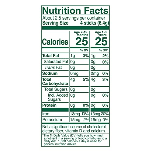 Little Bellies Organic Strawberry Pick-Me Sticks, Baby Snack, P...