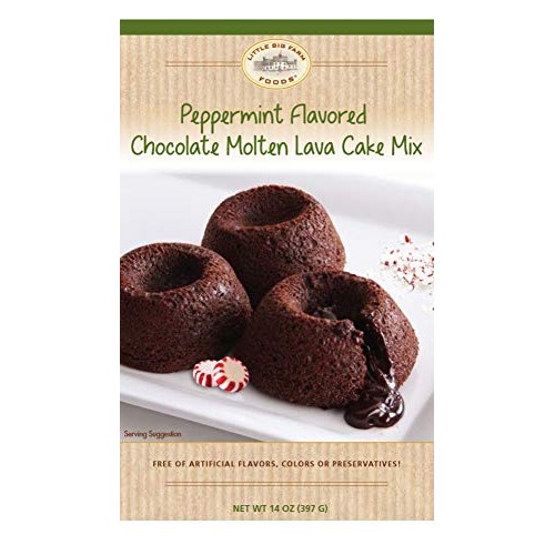 Little Big Farm Foods Peppermint Molten Lava Cake Mix