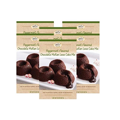 Little Big Farm Foods Peppermint Molten Lava Cake Mix 6 Pack