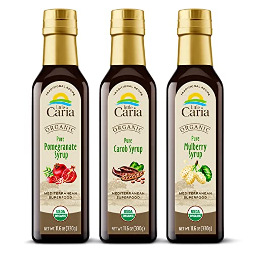 Little Caria Organic Pomegranate Molasses - USDA Organic, Medite...