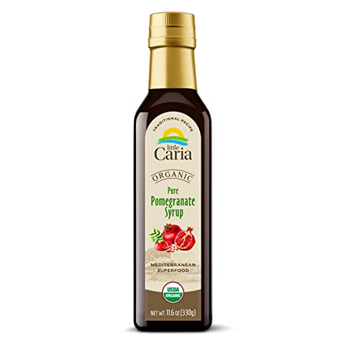 Little Caria Organic Pomegranate Molasses - USDA Organic, Medite...