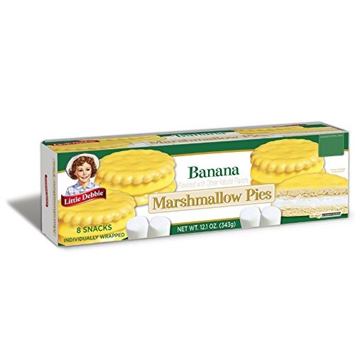 Little Debbie Banana Marshmallow Pies 12.1 oz Box - Single Pack