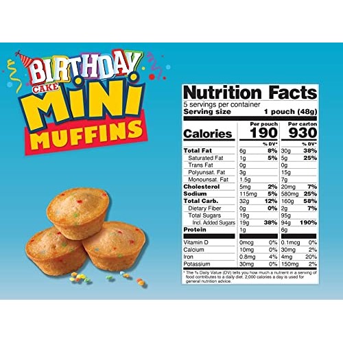 Little Debbie Birthday Cake Mini Muffins