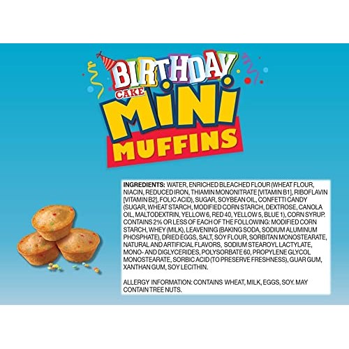 Little Debbie Birthday Cake Mini Muffins