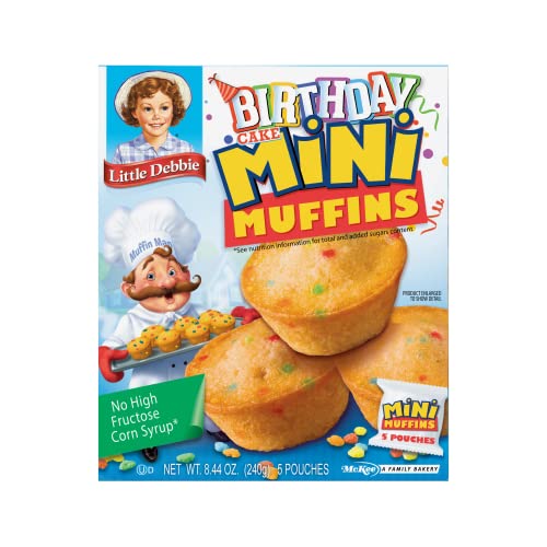 Little Debbie Birthday Cake Mini Muffins, Birthday Cake-flavored...