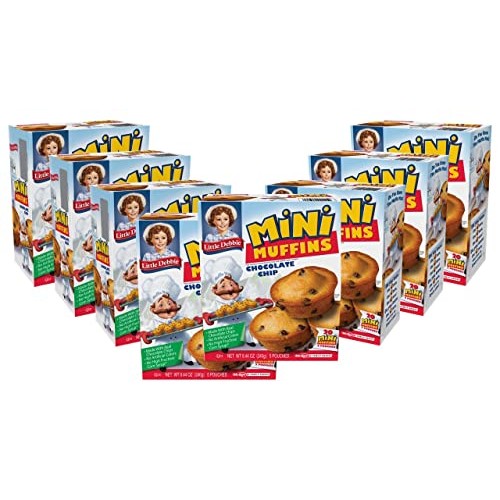 Little Debbie Chocolate Chip Mini Muffins, Bite-size Muffins Bak...