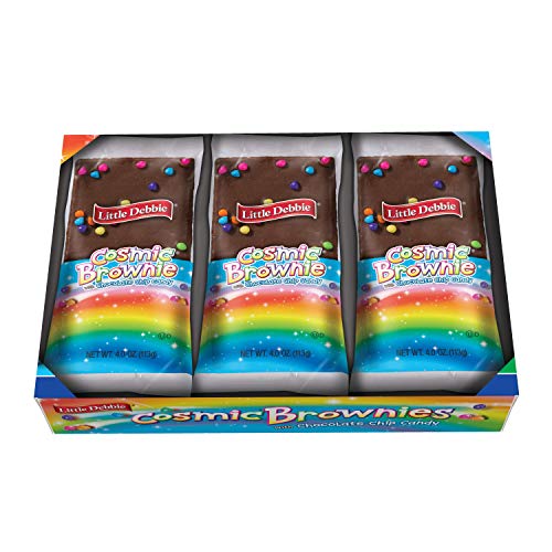 Little Debbie Cosmic Brownie Single-Serve Caddie, Chocolate, 6 C